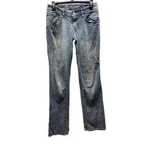 Mossimo Size 3 L Low Rise Blue Jeans Preloved